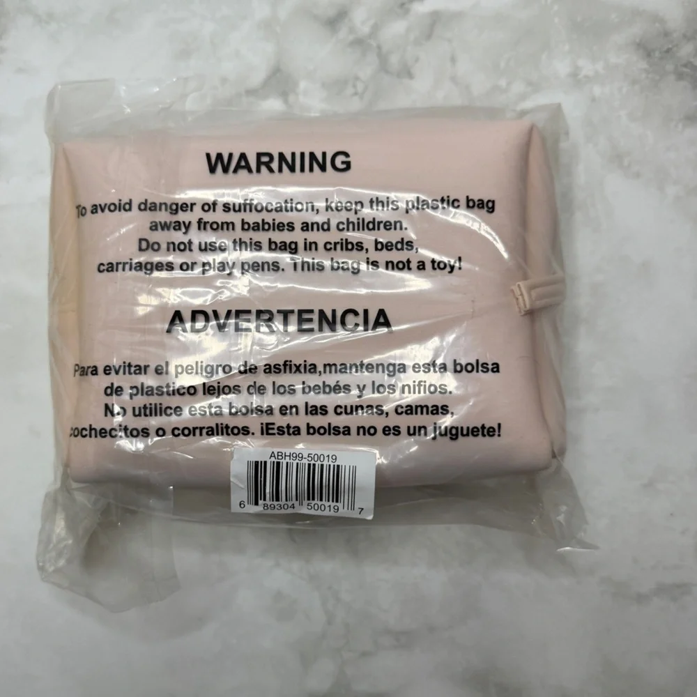 Anastasia Beverly Hills | Faux Leather Makeup Cosmetic Bag | Pink
